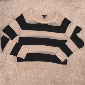 Light weight Cropped Striped Sweater